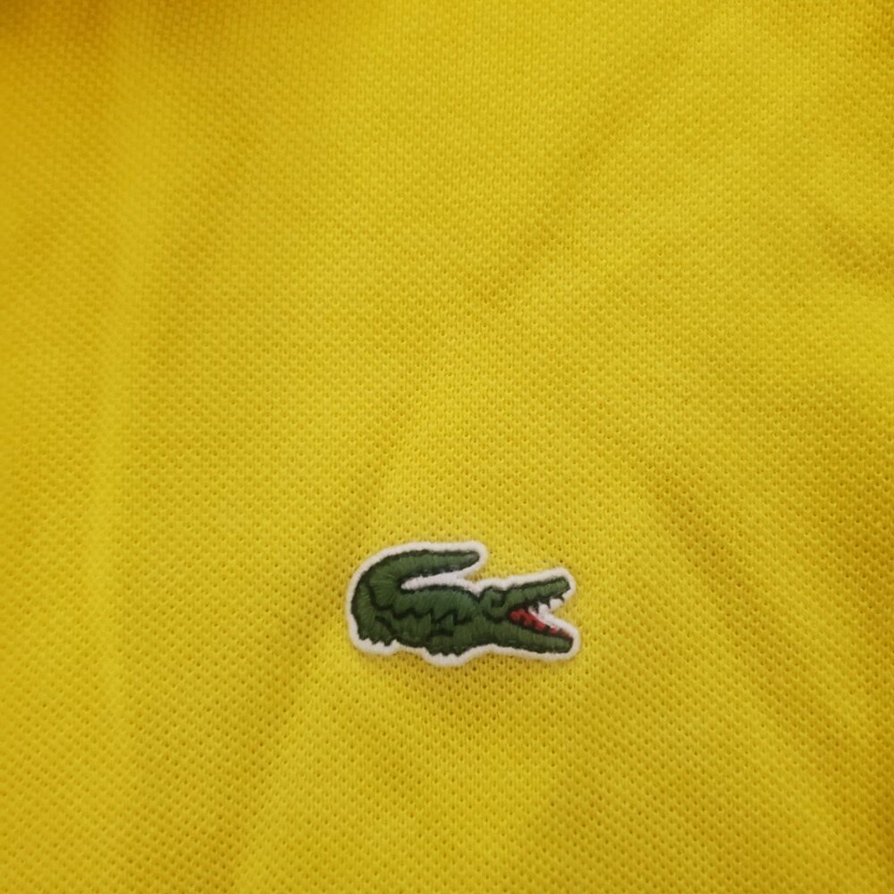 Lacoste Yellow Polo Adult Size 6 - Picture 4 of 5
